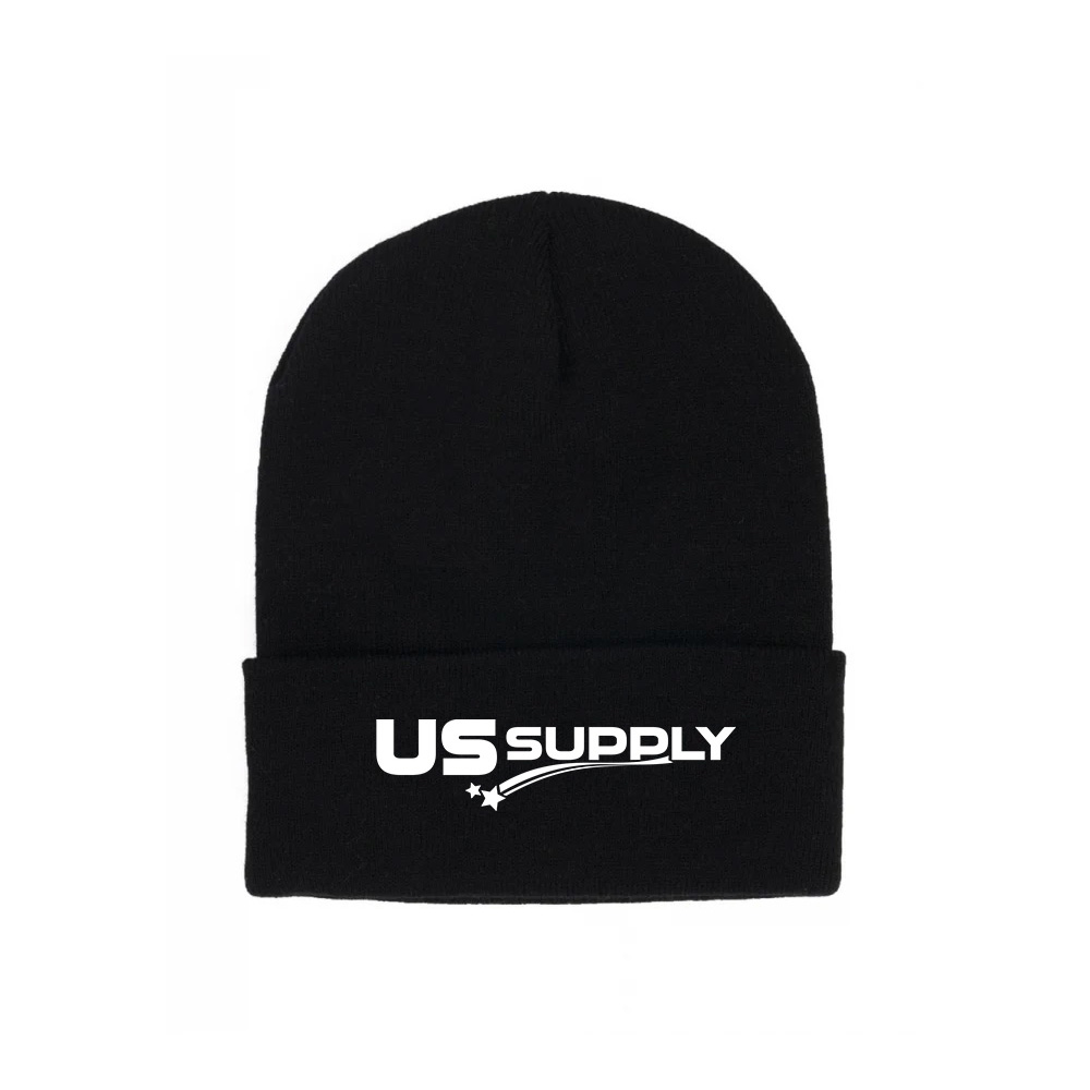 Black Beanie with US Supply Logo