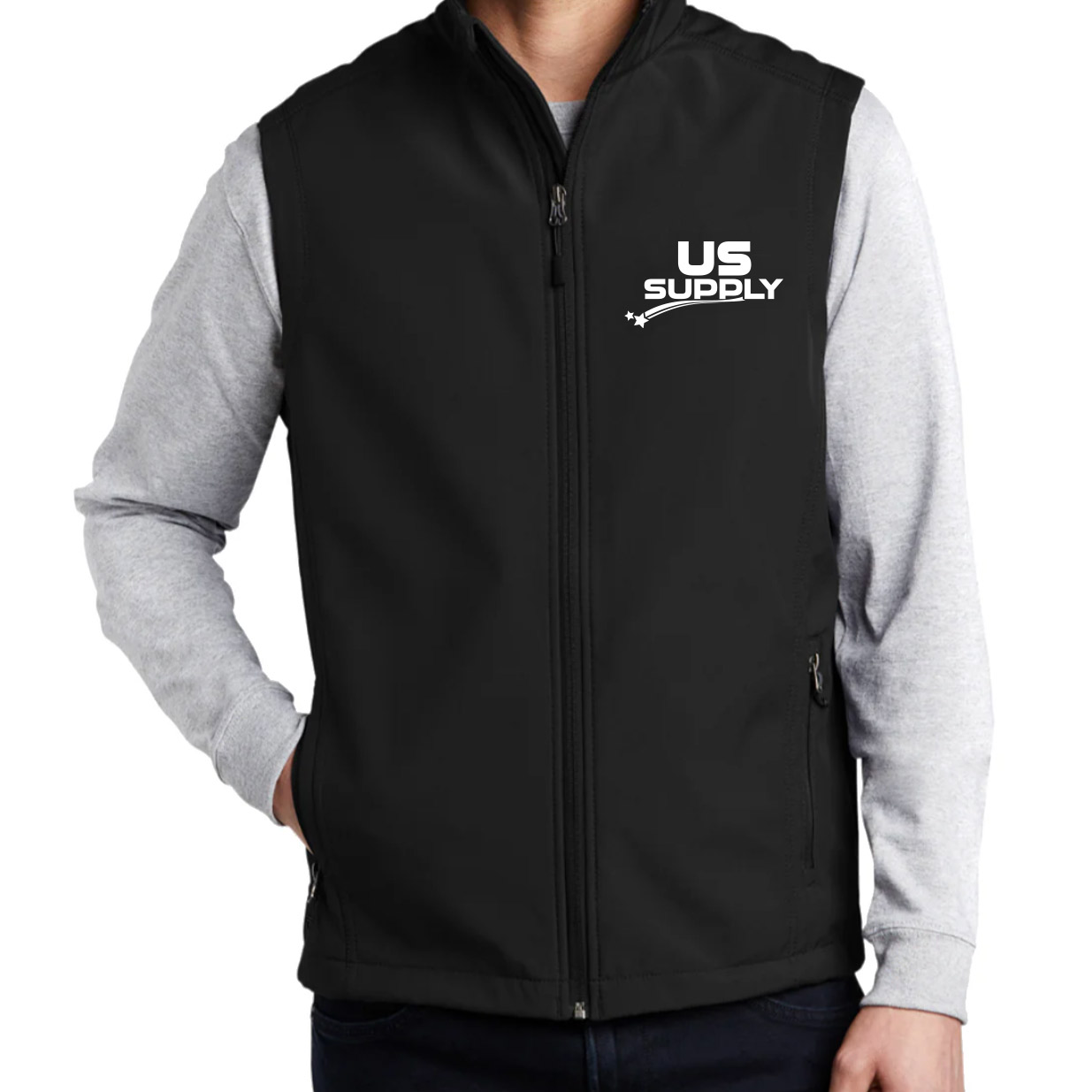 Port Authority Soft Core Shell Vest with Logo